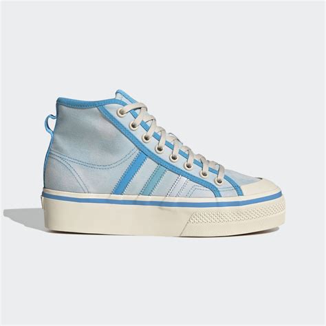 adidas nizza bloemen|adidas Originals Women's Nizza Platform Mid Sneaker.